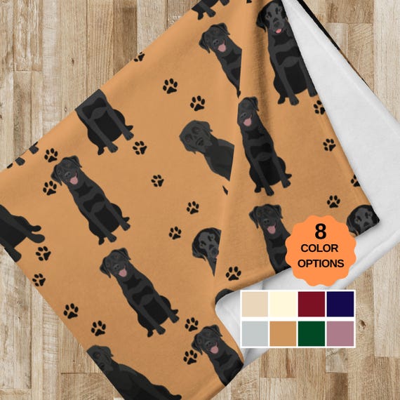 Black lab throw blanket hotsell