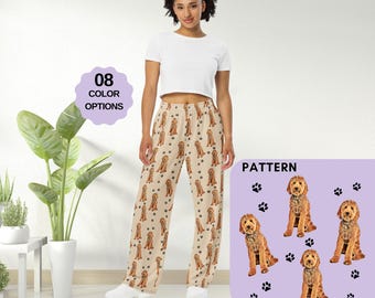 Goldendoodle Pyjama Hose: Doodle Mom Jogginghose mit weitem Bein