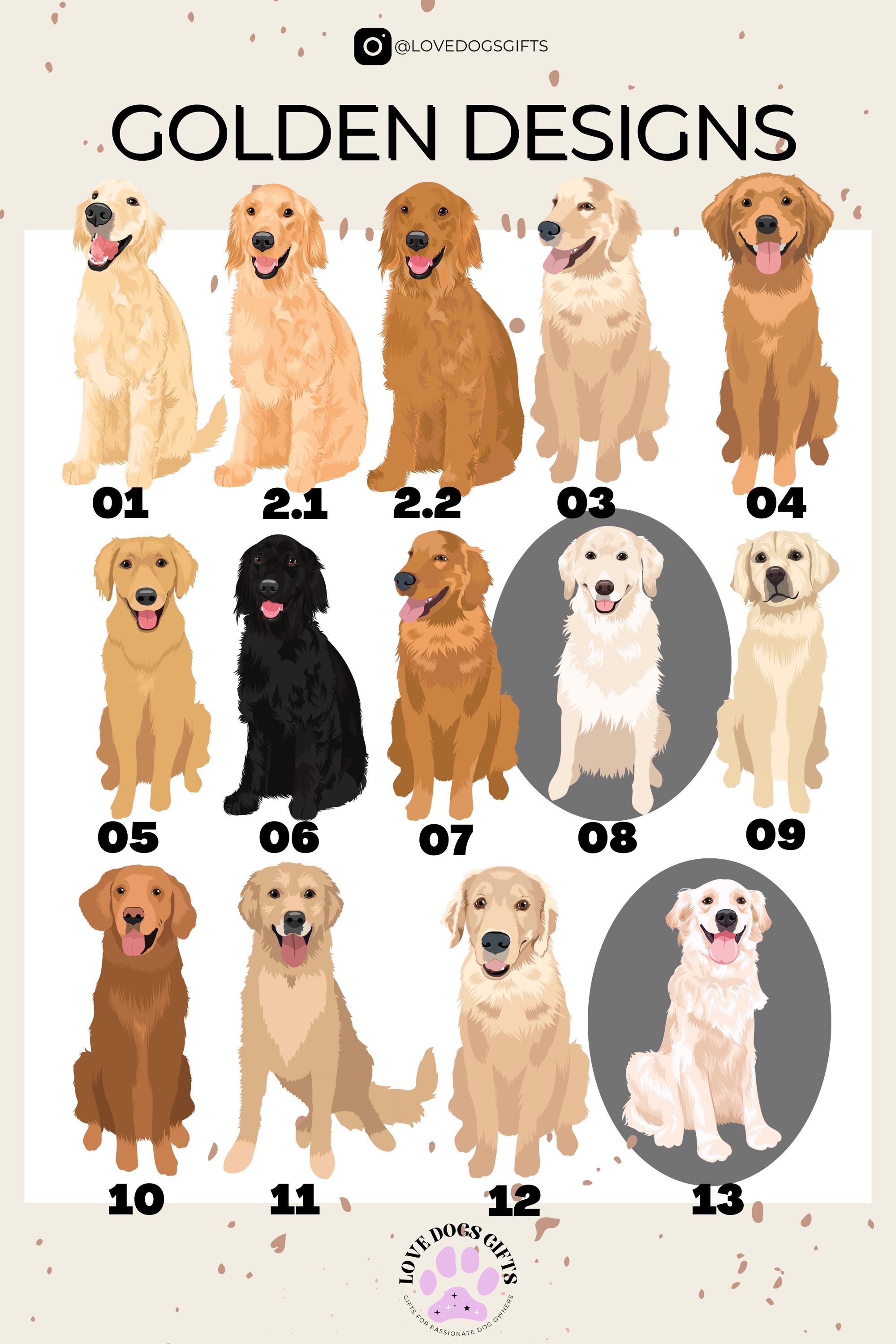 Mr. & Mrs. Panda Golden Retriever Jutebeutel - Lustige Hundetasche Für Einkauf & Strand