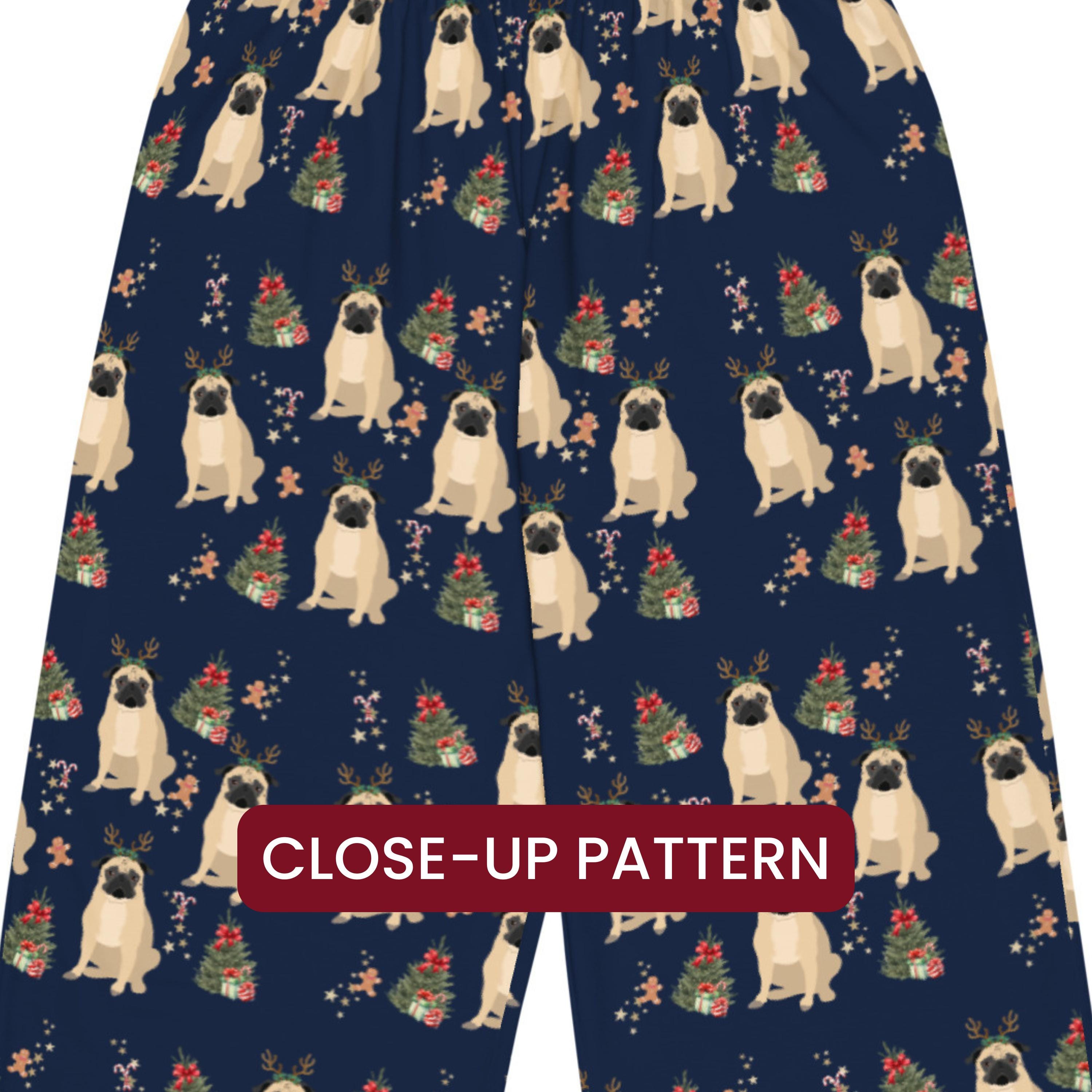 Ladies pug pyjamas hotsell