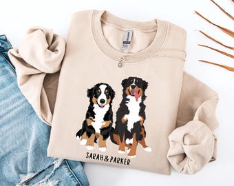 Personalisiertes Berner Sennenhund Sweatshirt | Berner Welpen Shirt
