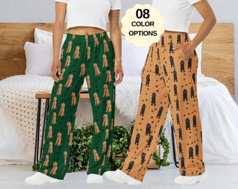 Faux fur pajama pants hotsell