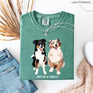Australian Shepherd Shirt, border collie shirt, australian shepherd gifts, aussie mom, girlfriend birthday gift, Valentines day gift for her