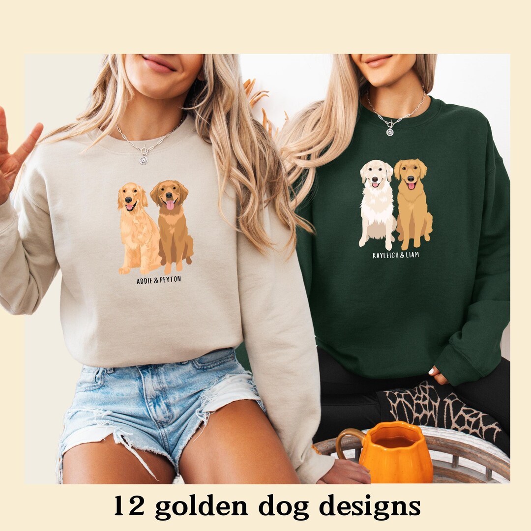 Golden Retriever Sweatshirt Golden Retriever Gifts Dog Sweatshirt Dog Shirt Life is Golden Golden Mom Shirt Dog Sweater Dog Mom Gifts Etsy