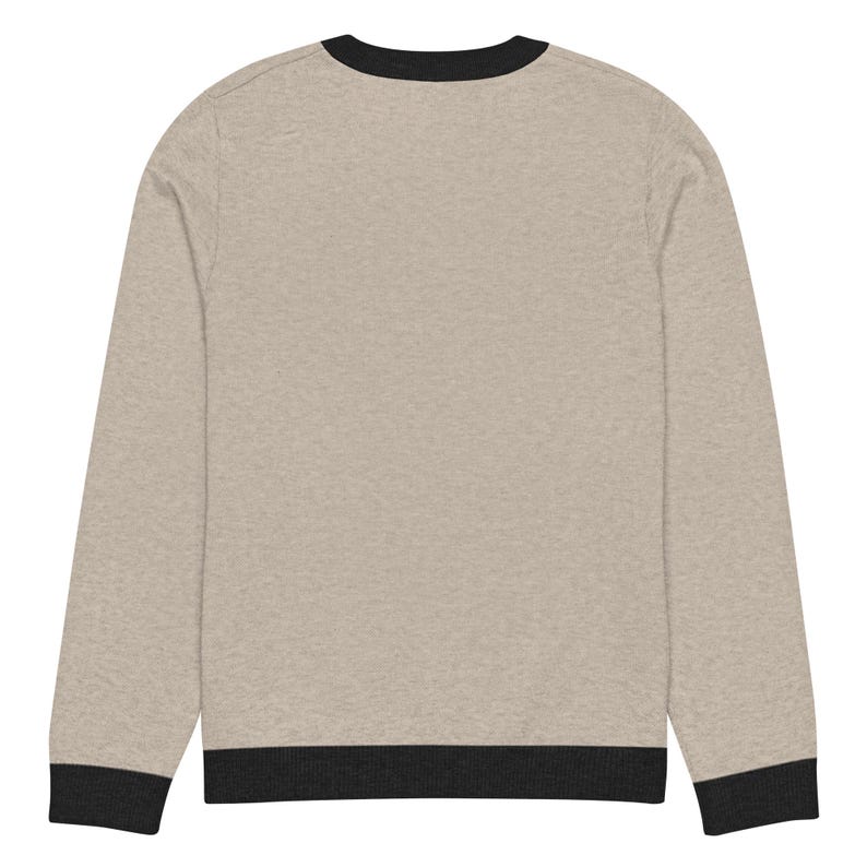 Premium Chocolate Goldendoodle Knitted crew neck sweater