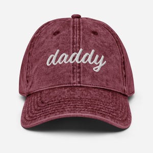 Embroidered Daddy Hat, boyfriend valentines hat, gift for husband, dad birthday gift, gift for him, gift for men, summer festival hat