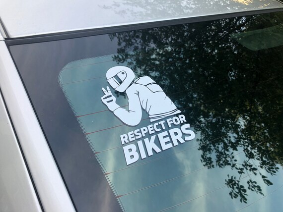 1 X RESPECT FOR BIKERS Motorrad Aufkleber 15x10cm Biker Zweirad