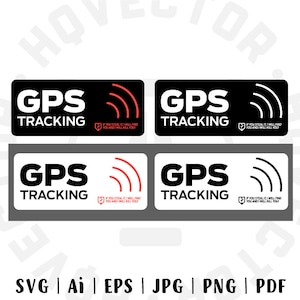 SVG ファイル、GPS で保護、警告、GPS 追跡、盗難防止