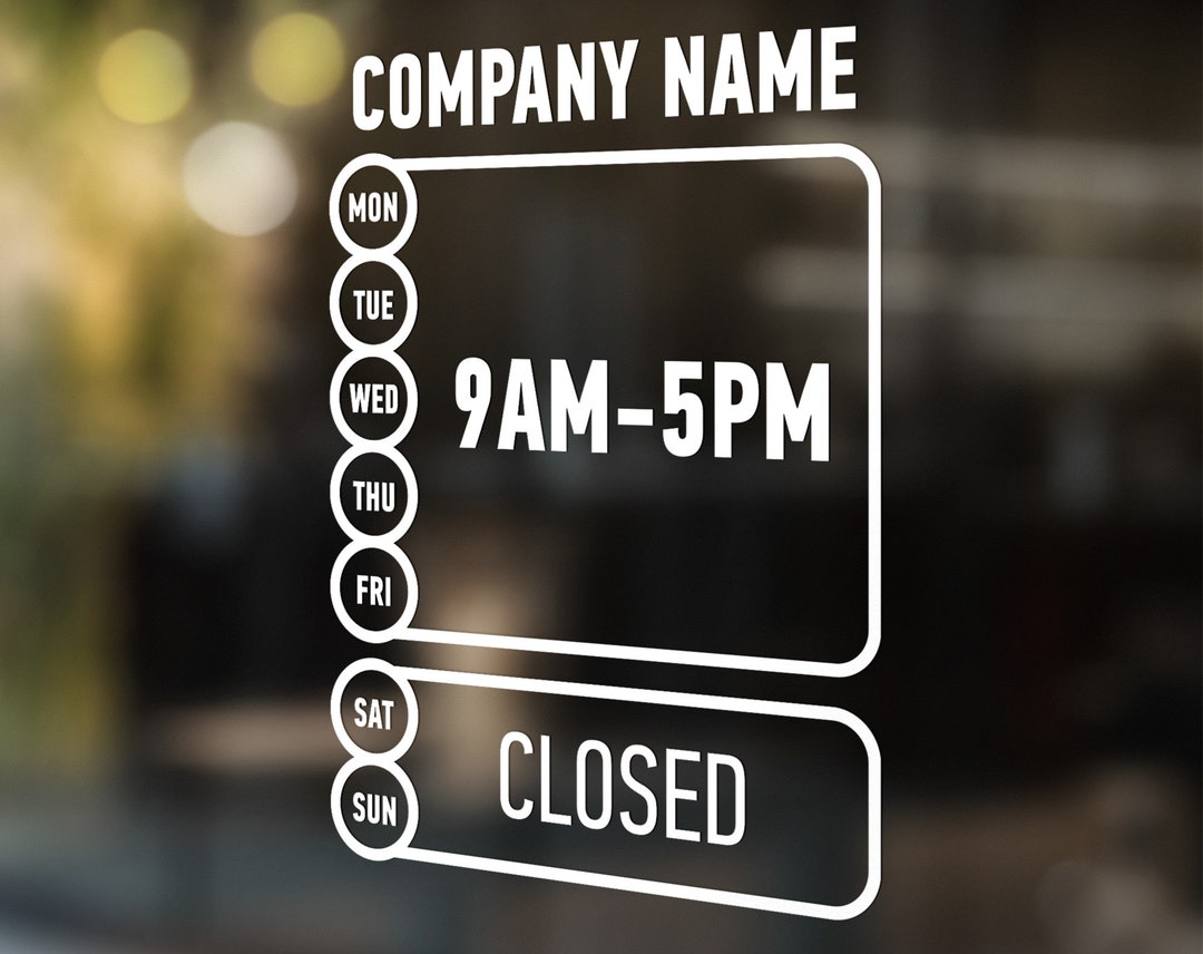DIGITAL FILE Store Hours, Store Opening Hours, Open Hours, Working ...