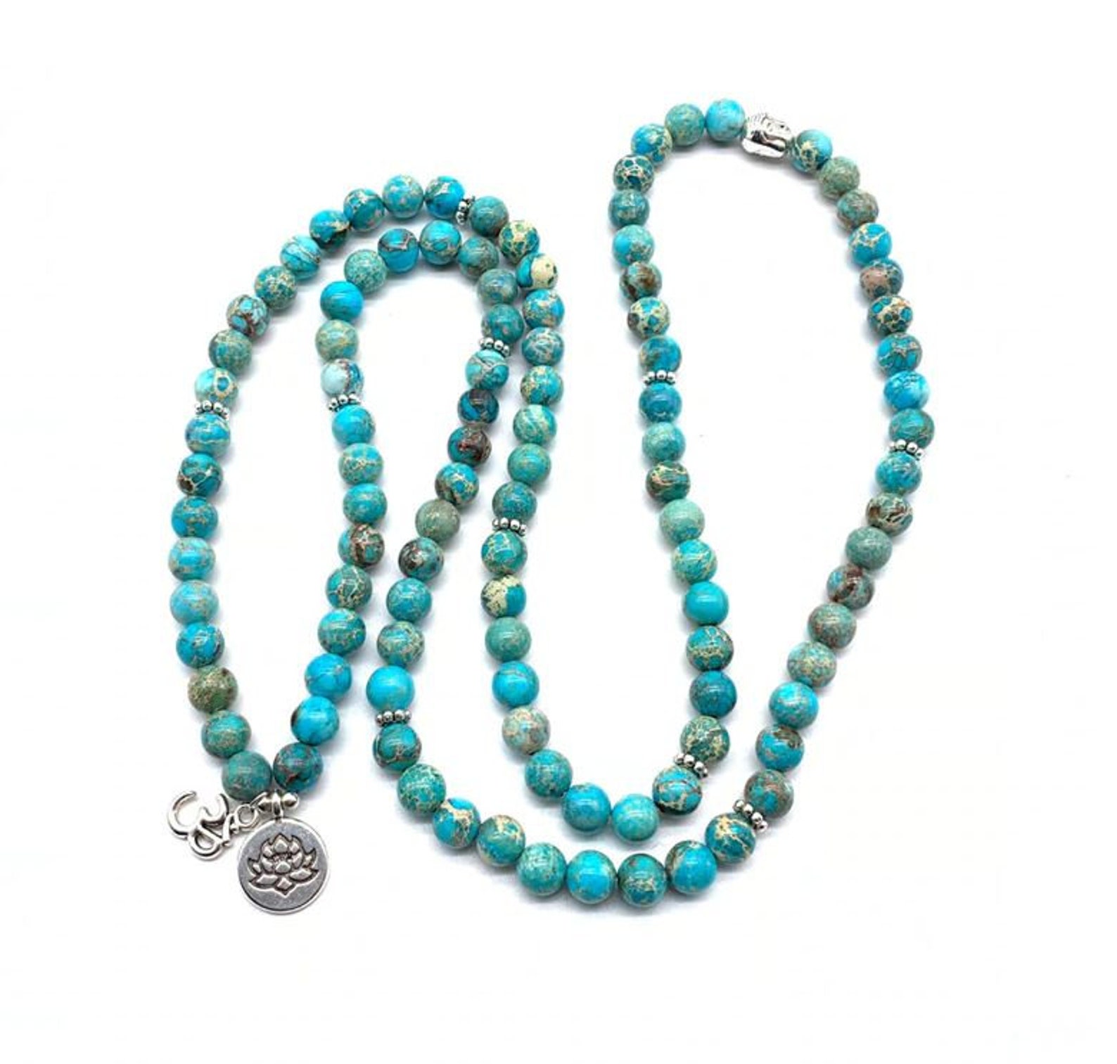 108 Mala Bead Necklace Mala Bead Bracelet Meditation Yoga Etsy