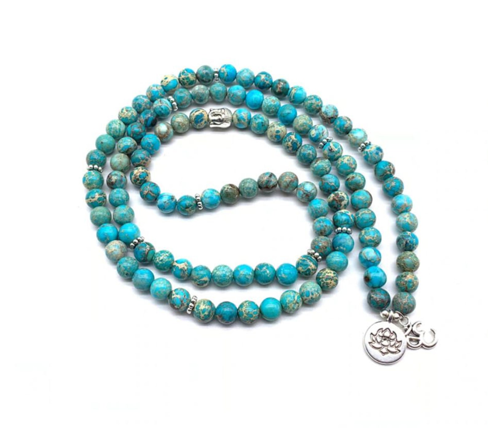 108 Mala Bead Necklace Mala Bead Bracelet Meditation Yoga Etsy