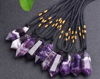 Amethyst Necklace | Natural Amethyst Gemstone | Healing Stone | Protection Necklace