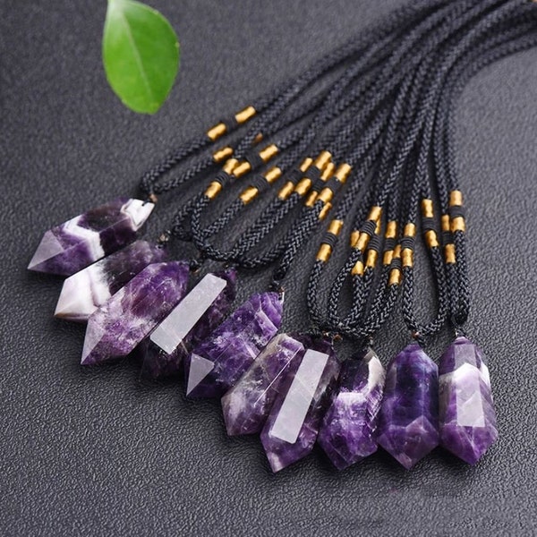 Amethyst Necklace | Natural Amethyst Gemstone | Healing Stone | Protection Necklace