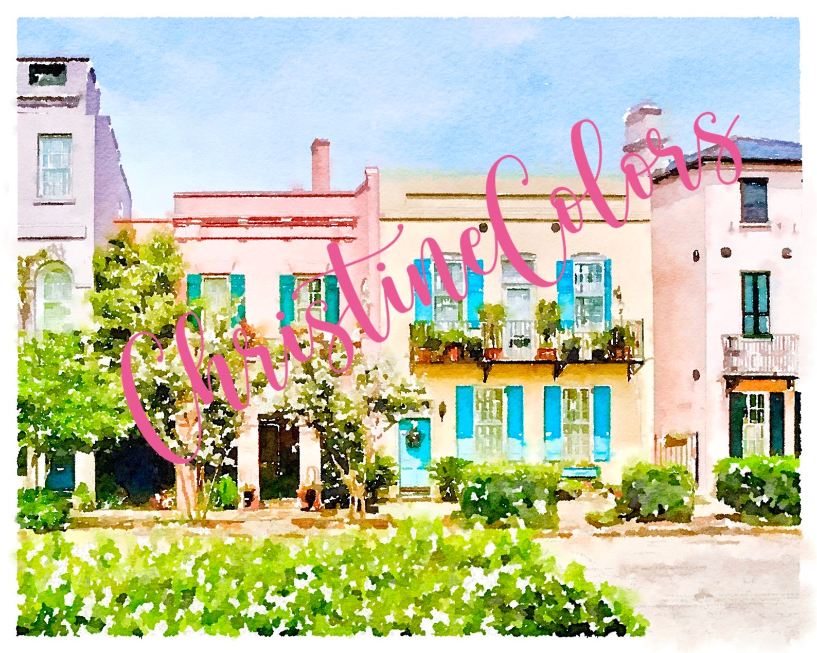 Set of 6 Digital Prints Charleston Wall Art Charleston SC Etsy