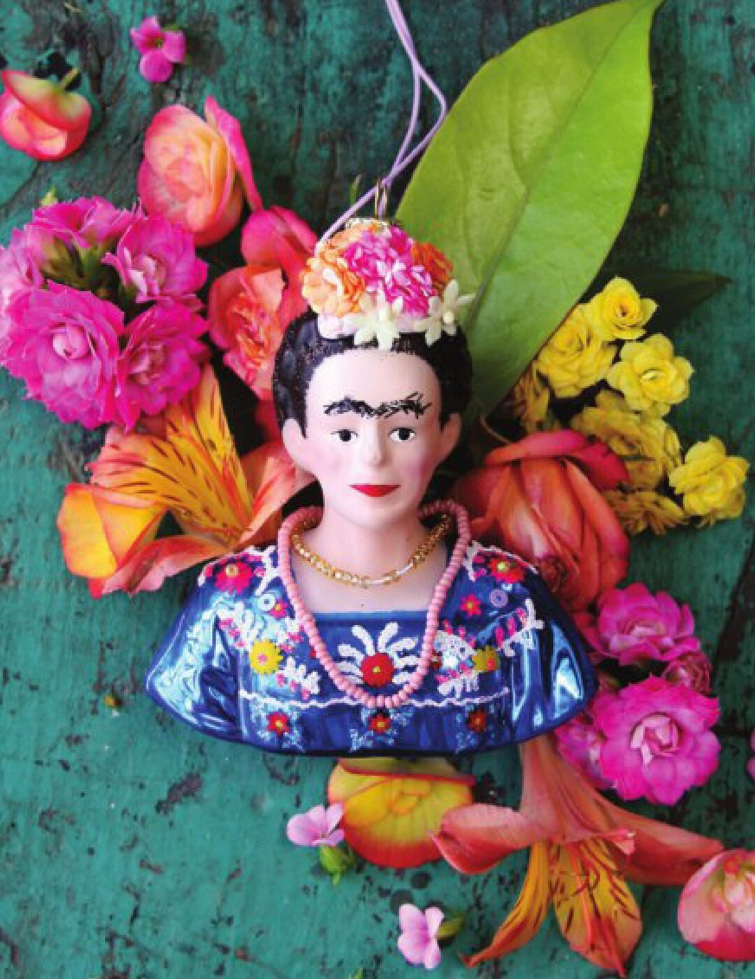 Frida Kahlo Glass Christmas Ornament - Etsy