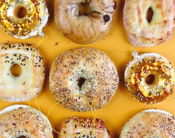 Bagel Art Etsy