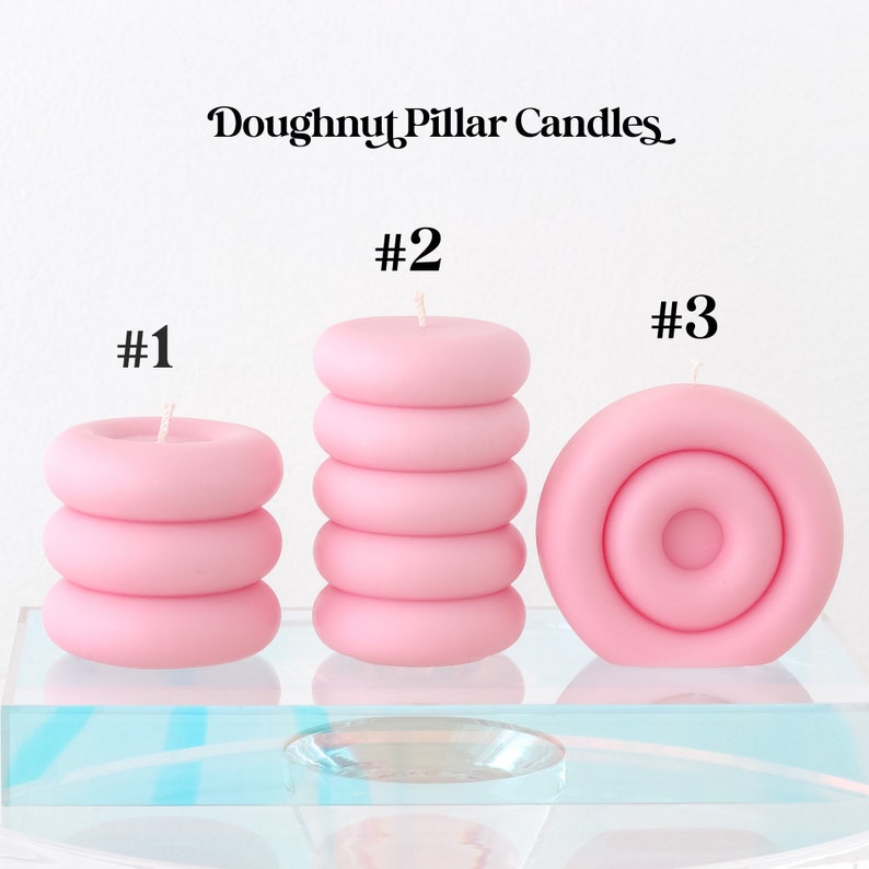 Unique Pillar Candles Danish Pastel Home Decor Unscented Etsy