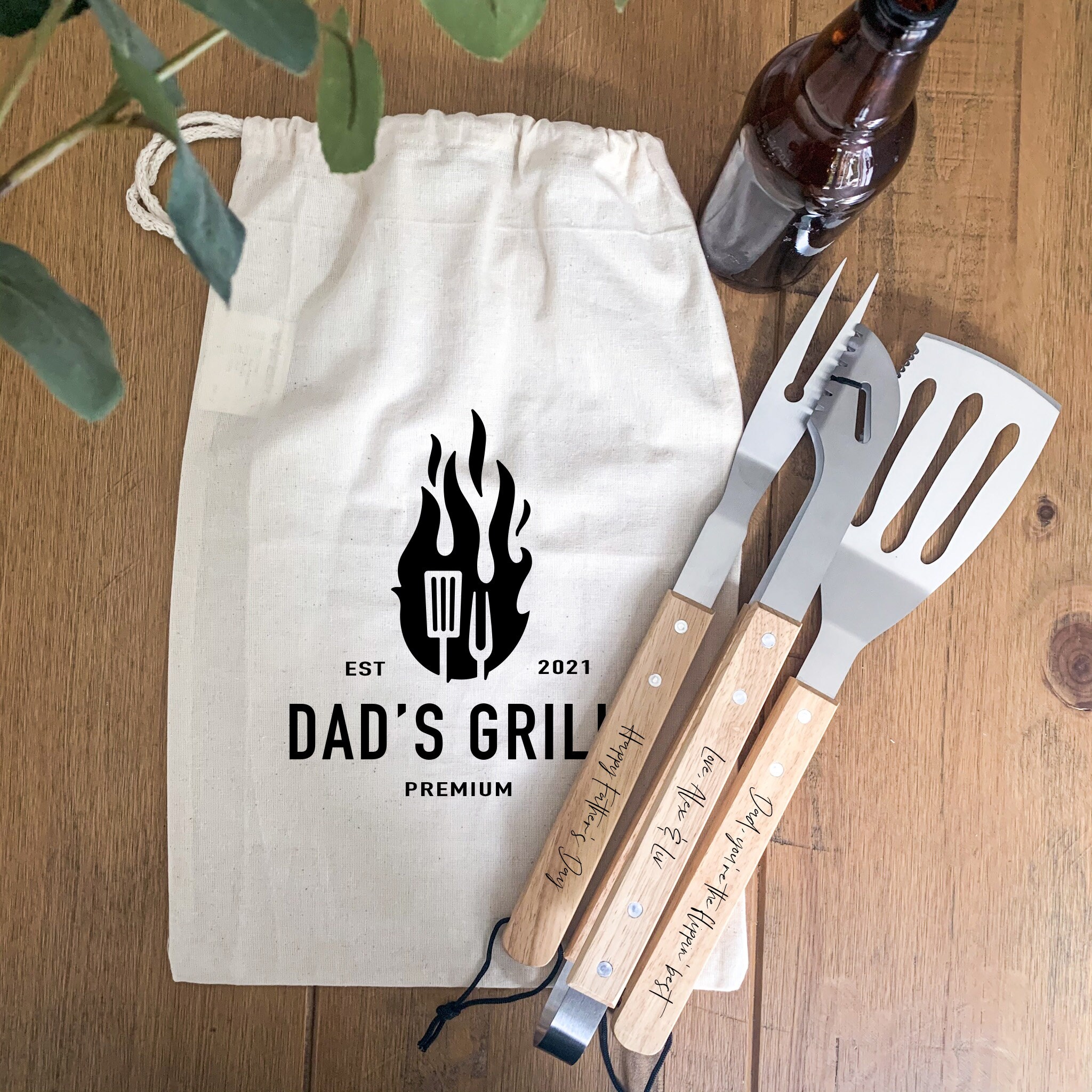 Personalised BBQ Tools Fathers Day Gift Fathers Day BBQ Etsy
