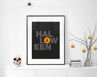 Halloween Posters | Halloween with witch | Print or Download | POHWTY-0800SG