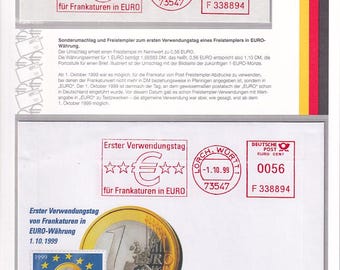 Special Edition Postage Stamps in Euros | Germany | Mint, used, and on First Day Covers