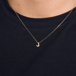 custom initial letter necklace