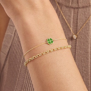 Four Leaf Clover Bracelet –