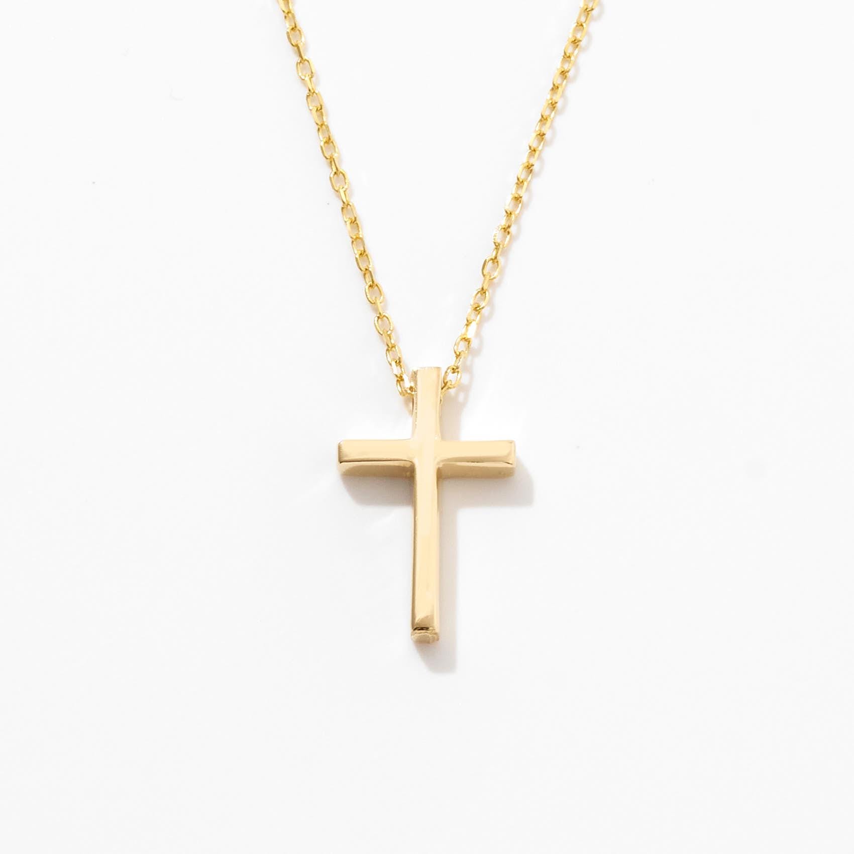 Acquista Elegante ciondolo a forma di croce, collana di preghiera, regalo, gioielli da donna con strass brillanti in Italia a partire da 3.36