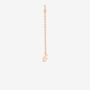 14K Gold Verlängerungskette mit Initial | 14K Echtgold Verlängerungskette | 14K Solid Gold Armband-Verlängerung Bild 7