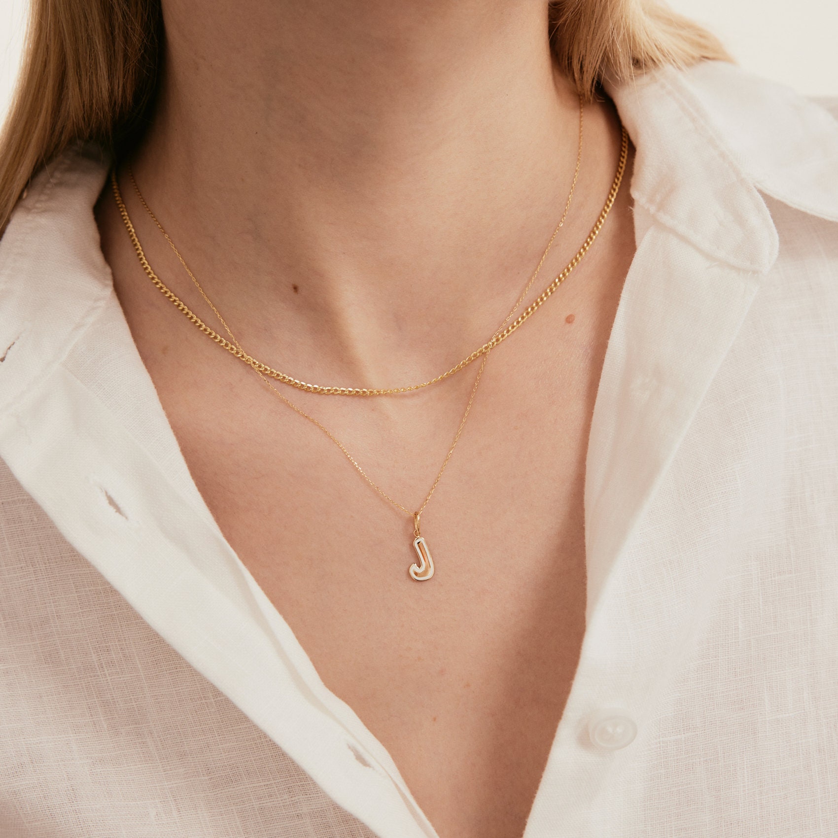 Charm Pendant Necklace Laye Initial Necklace Fashion Necklaces For