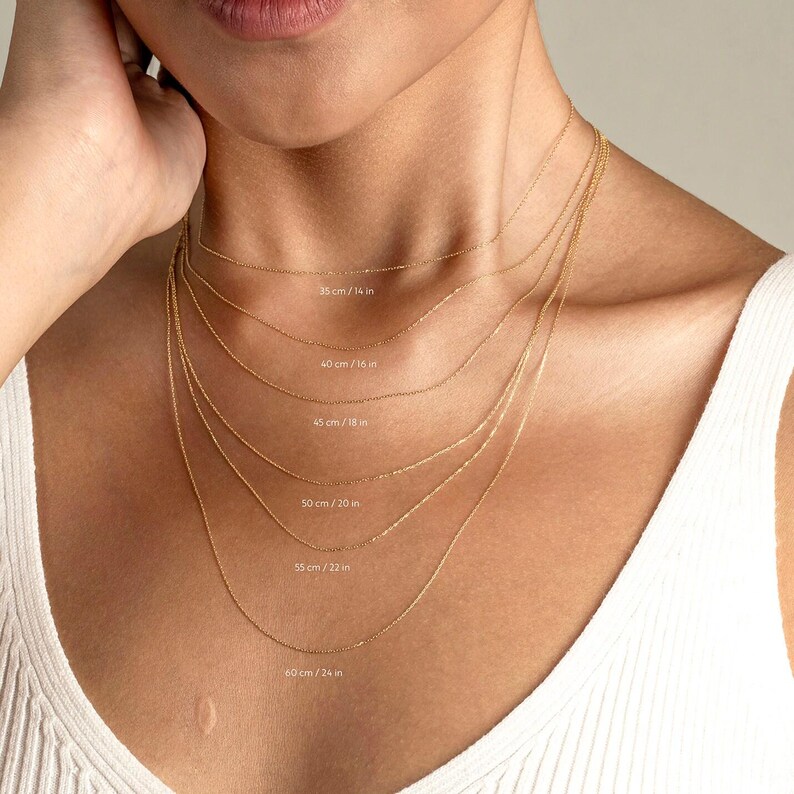 14 Solid Gold Custom Year Date Necklace | Gold Lucky Number| Zodiac Necklace | Personalized Gift image 6