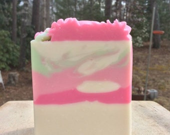 Handcrafted soap ROSE soap handmade artisan high top soap | Gift for her/him | spa gift|Vegan soap|self care gift | mothers day