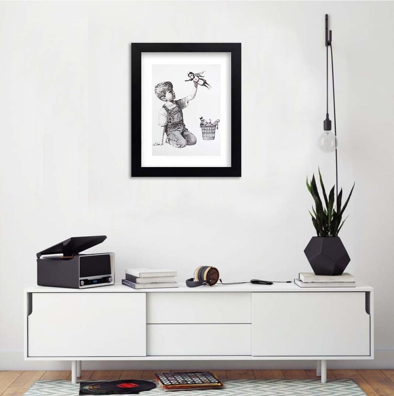 Banksy Game Changer Framed Print Banksy artwork Banksy NHS ...