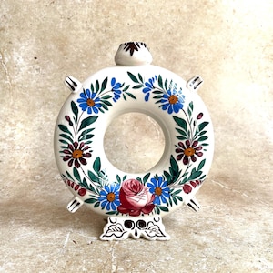 Antique Hungarian ceramic flask