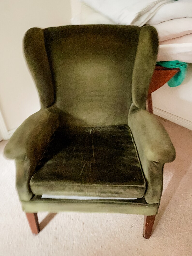 Parker Knoll Upholstered Wingback Chair Etsy