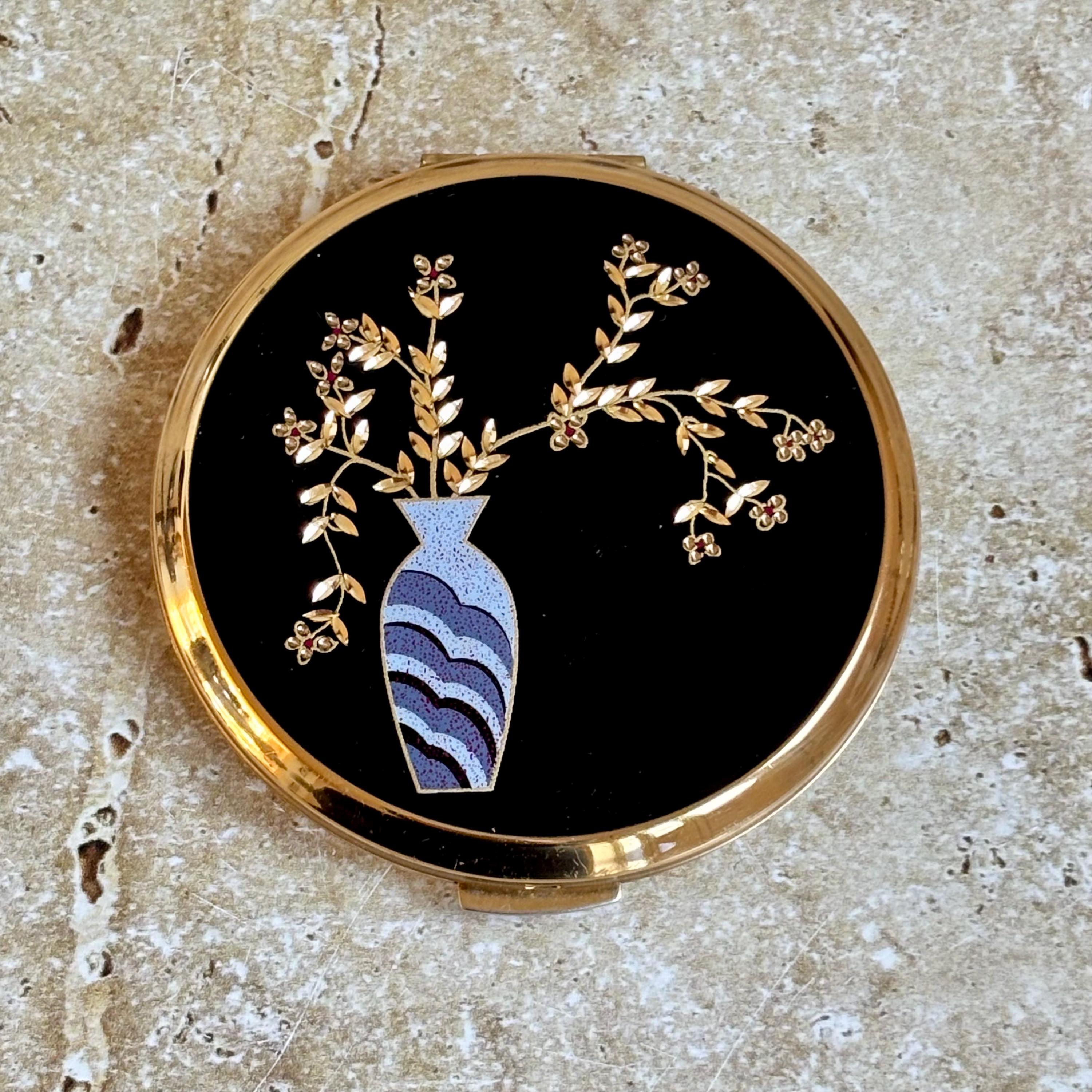 Vintage Stratton Compact Gold - Etsy