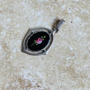 Charles Horner silver and enamel pendant