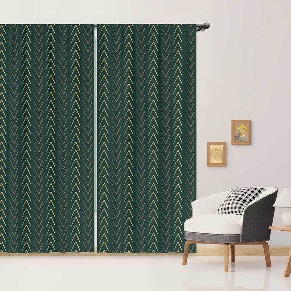 Arrow Curtains Etsy