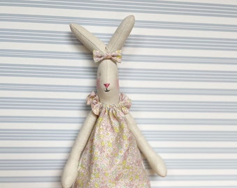 18" Stuffed Bunny Scandinavian Style Bunny