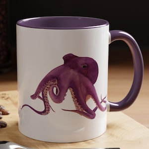 Octopus Coffee Mug, Octopus Gift for Marine Life Lovers, Octopus Mug, Gift for Marine Life Lover, Octopus Art Mug, Mug for Octopus Lover