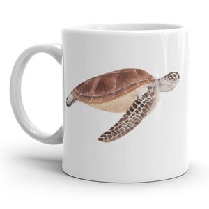 Sea Turtle Coffee Mug: Ocean Lover Gift