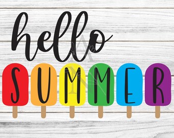 Download Hello Summer Svg Etsy