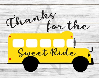 Thanks For The Ride - Etsy