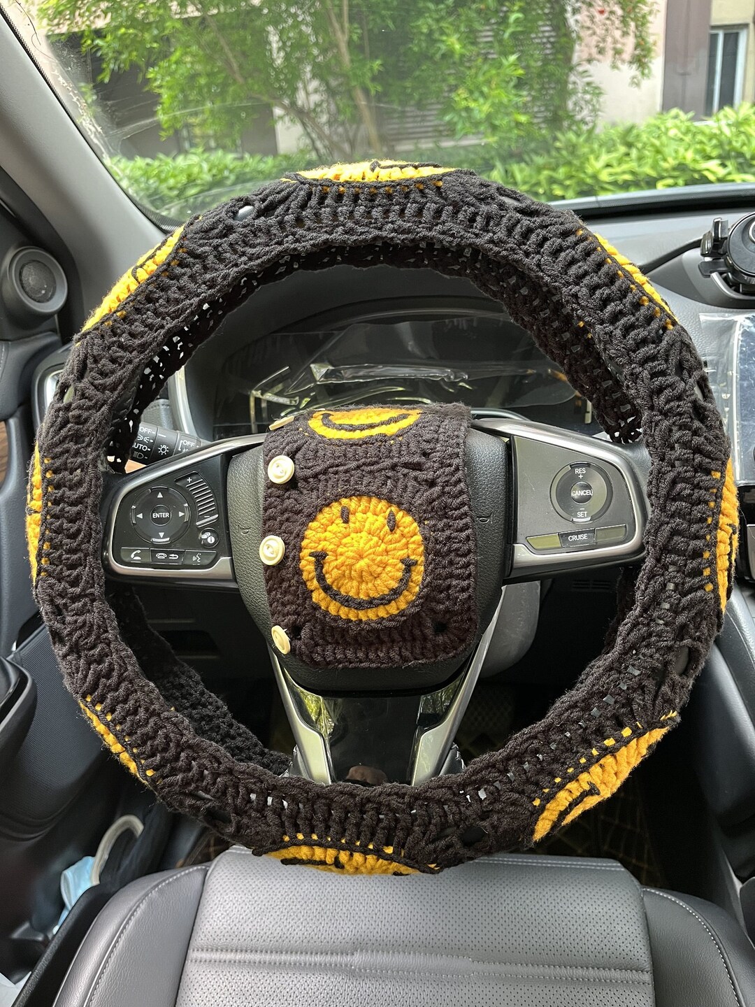 Crochet Car Steering Wheel Cover,universal Car Steering Wheel Cover