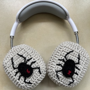 AirPod Max Cover,Crochet Airpods Max Headphone Covers,Coccinellid AirPods Max Crochet Cover,Crochet Araneid Pattern AirPod Max Cover