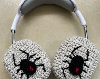 Crochet Spider AirPods Max Cover: Handcrafted Headphone Protector