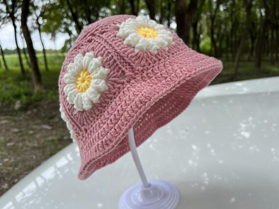 Chapeau Bucket (seau) Lack Of Color - Rare Coloris Lilas Avec Fleurs Multicolores - Taille Unique Femme - Neuf Avec étiquettes