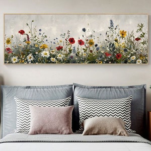 Origineel olieverfschilderij abstracte kunst op canvas kleurrijke bloem schilderij bloem landschap olieverfschilderij woonkamer muur kunst met de hand geschilderd