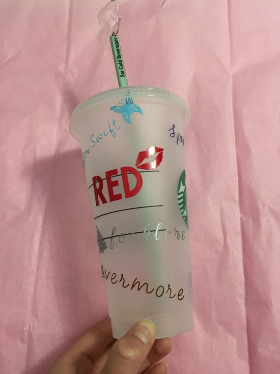 Taylor Swift Starbucks Lovers Cup Sticker – Little Pop Color Shop