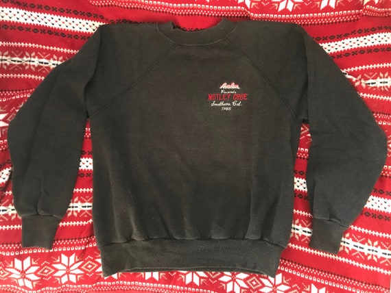 1985 Motley Crue sweatshirt vintage