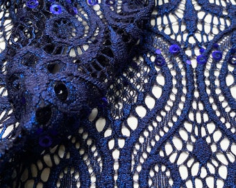 navy lace